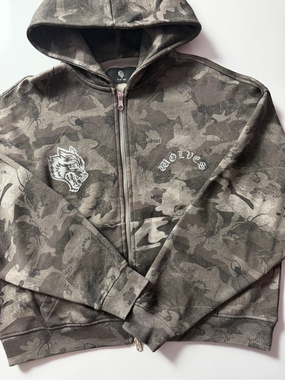 Darc Sport Wolf Chopper Double Zip Hoodie, Size XL - Picture 4 of 6